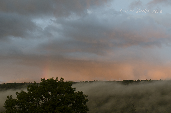 Flower Hill Farm Retreat Sky at Sunset