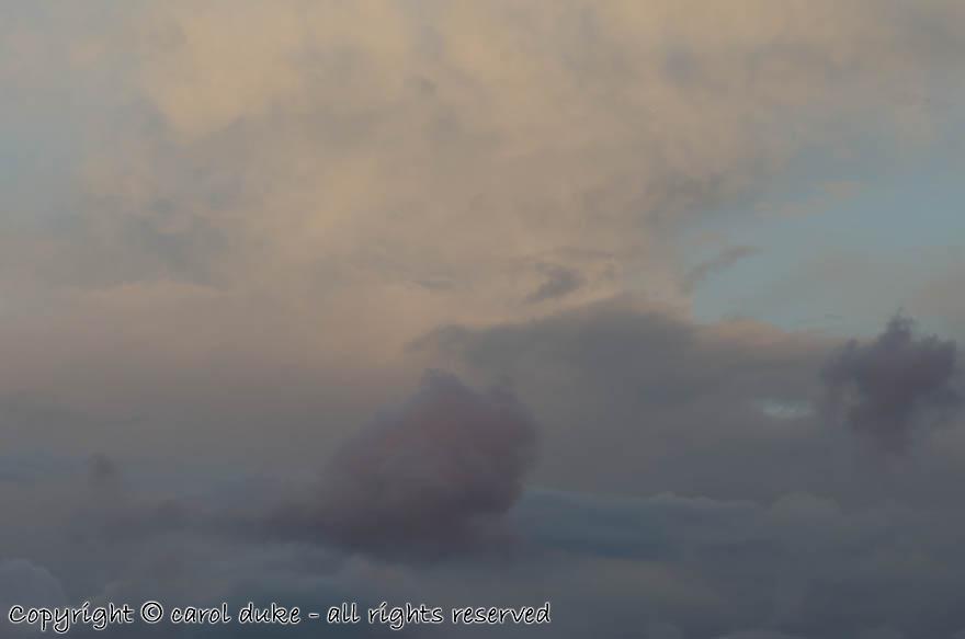 Pastel sky card